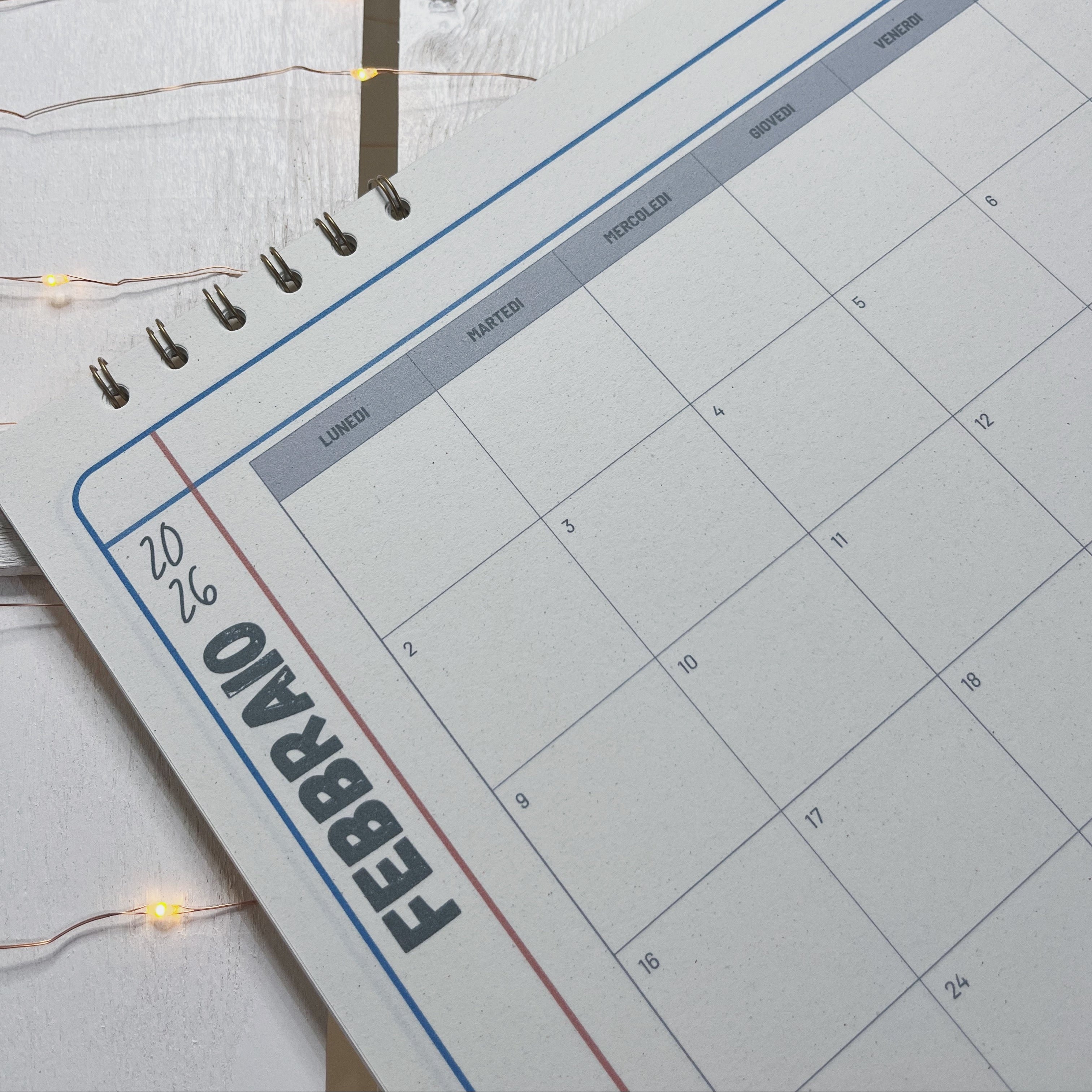 PLANNER MENSILE 2026