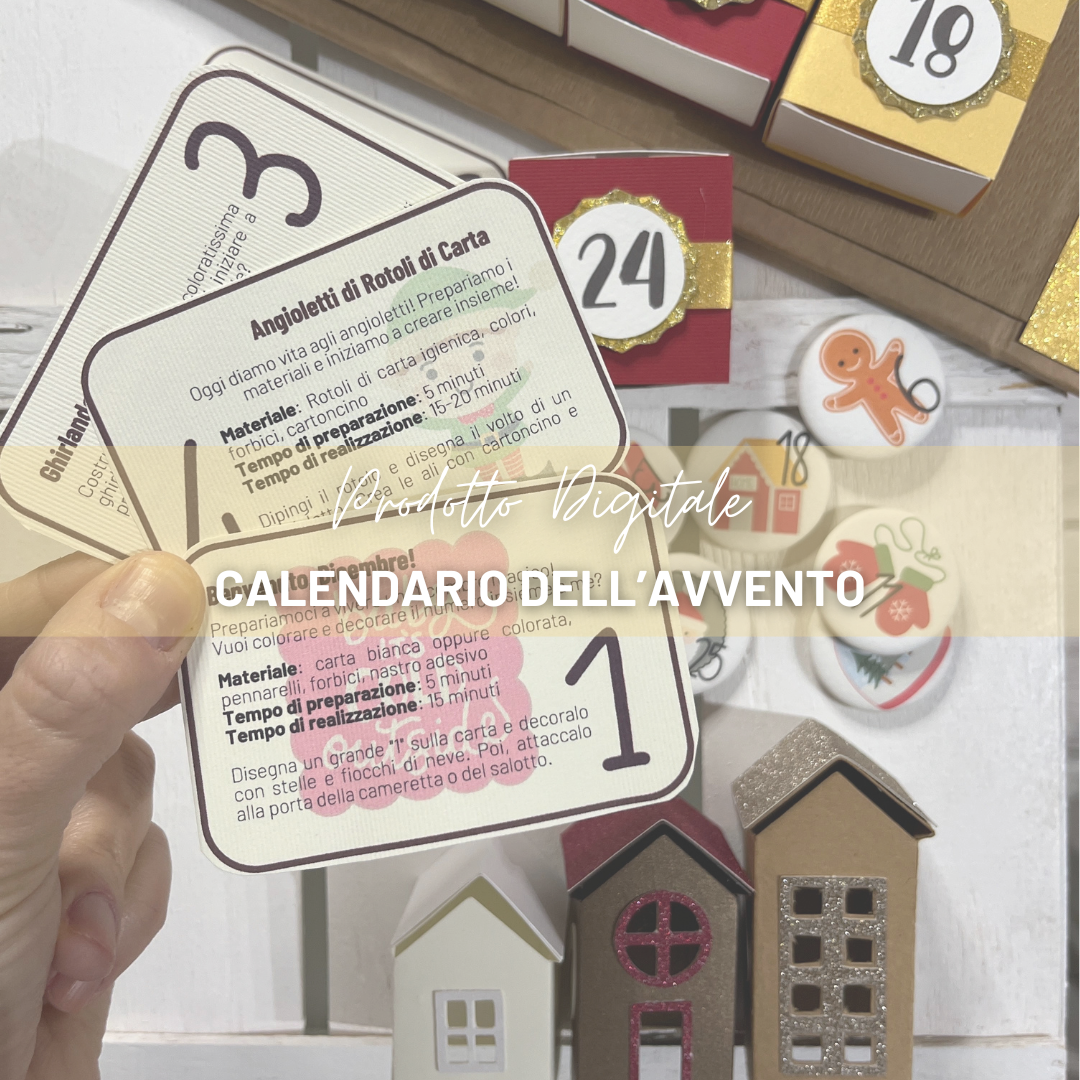 PRODOTTO DIGITALE - CALENDARIO DELL'AVVENTO (Attività Illustrate)