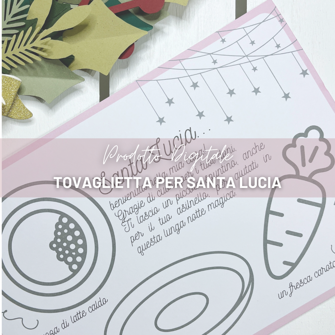 PRODOTTO DIGITALE - TOVAGLIETTA PER SANTA LUCIA